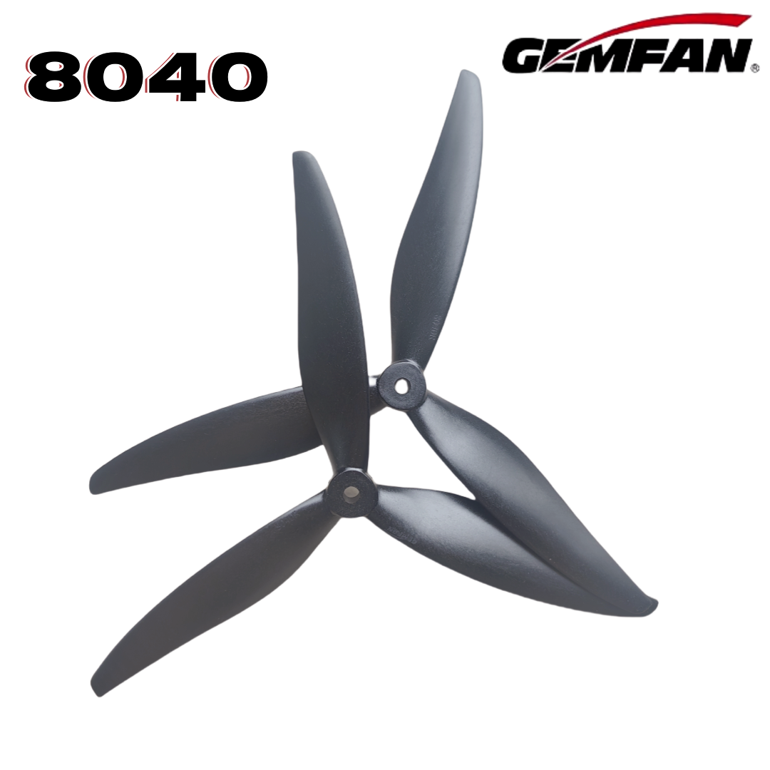 Drone Tech Rc - Gemfan 8040 8X4X3 3-blade 8-inch Propeller