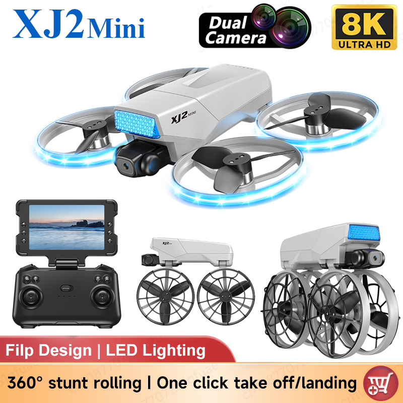 Drone Rc Controller Cover - XJ2Mini Camera Drone Professional Dual Camera