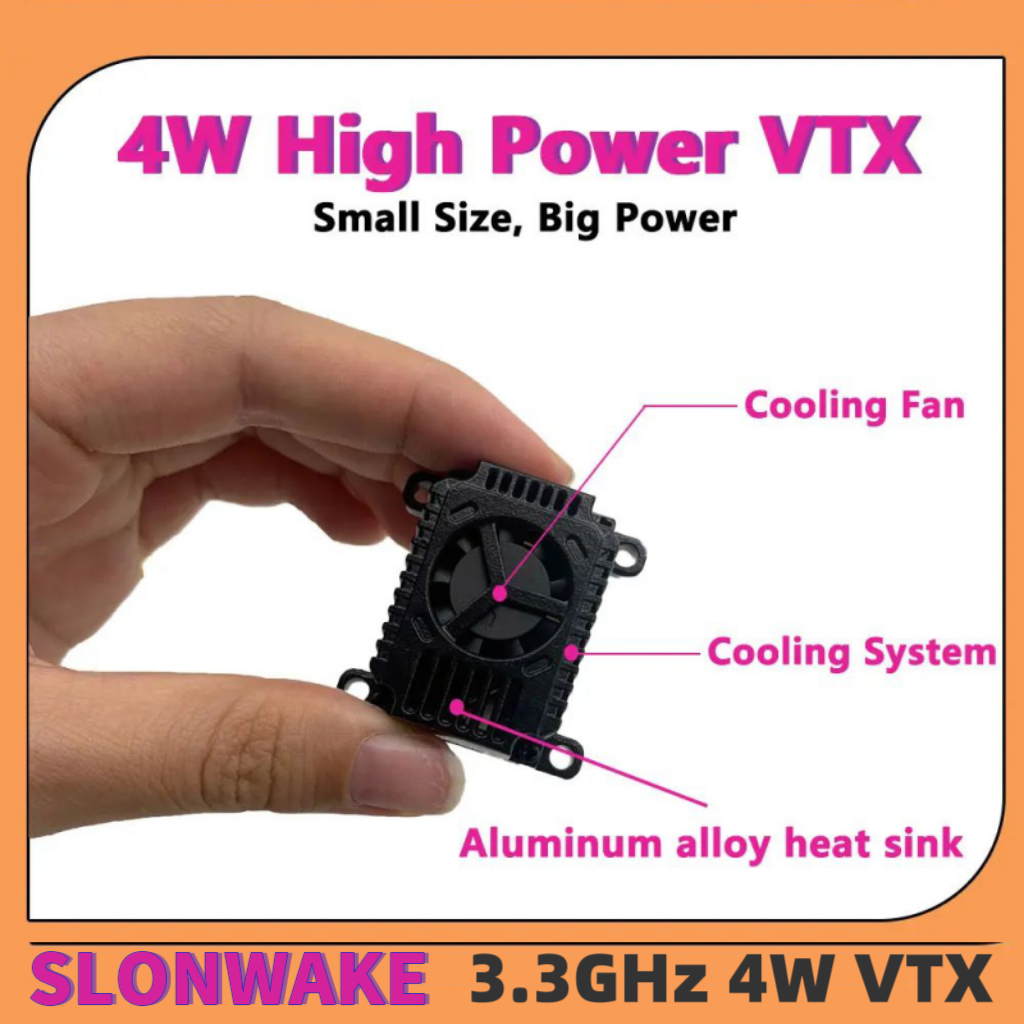 SLONWAKE FPV 3.3G 16CH 4000mW  - مراجعة Drone Rc1 وسعره