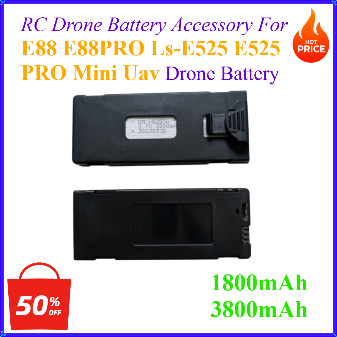 3.7V 1800mAh 3800mAh RC Drone  - مراجعة Drone Zll Rc وسعره