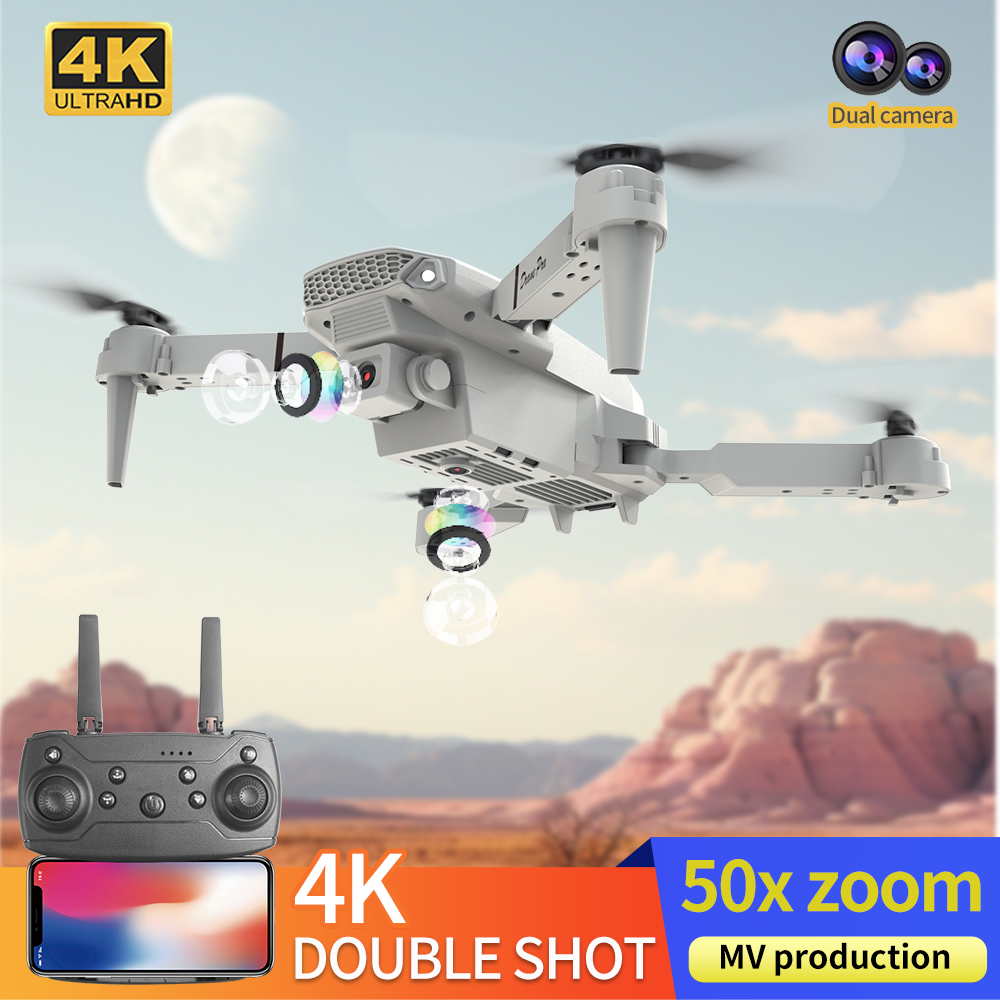 2026 NEW E88 Professional HD 4 - مراجعة Drone E88 Rc Quadcopter وسعره