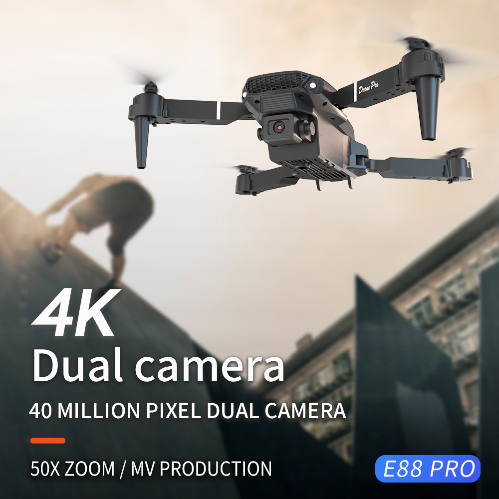 2026 NEW E88 Professional HD 4 - مراجعة Drone E88 Rc Quadcopter وسعره