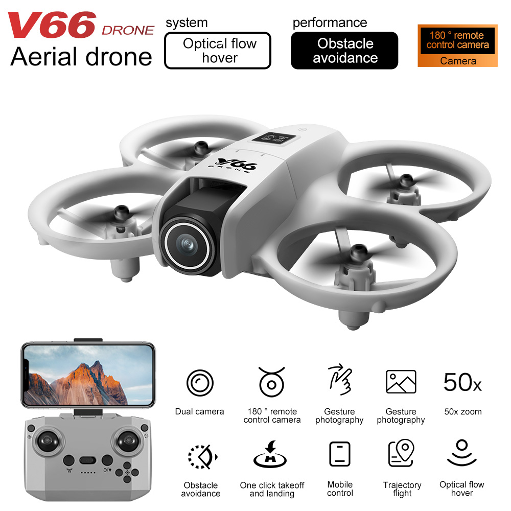 New V66 Mini Drone HD Camera 4 - مراجعة Drone Rc Harness وسعره