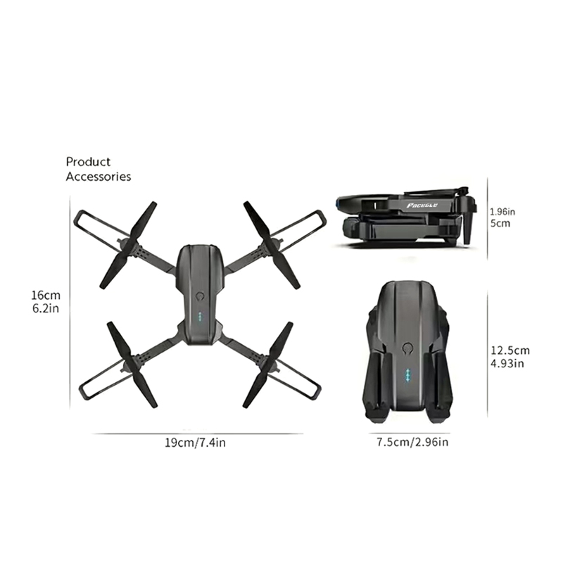 E99 Pro Mini RC Drone FACEGLE  - مراجعة Drone Rc E99 Pro وسعره