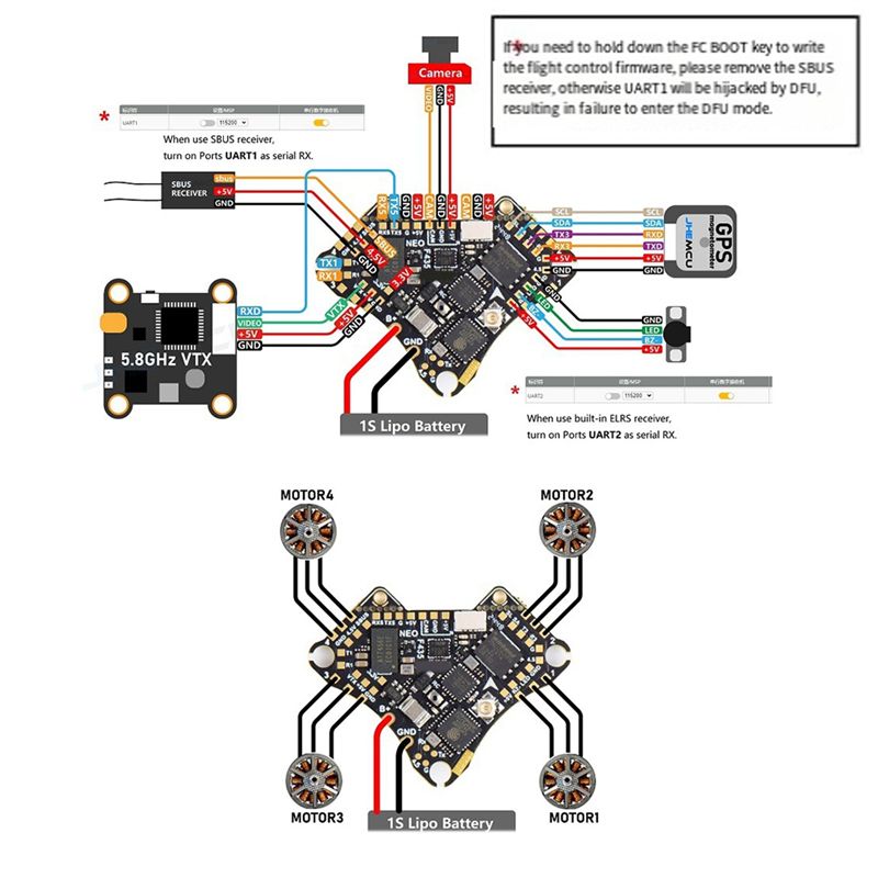 FBIL-F435 NEO 1S AIO Flight Co - مراجعة Drone Rc Flight Controller وسعره