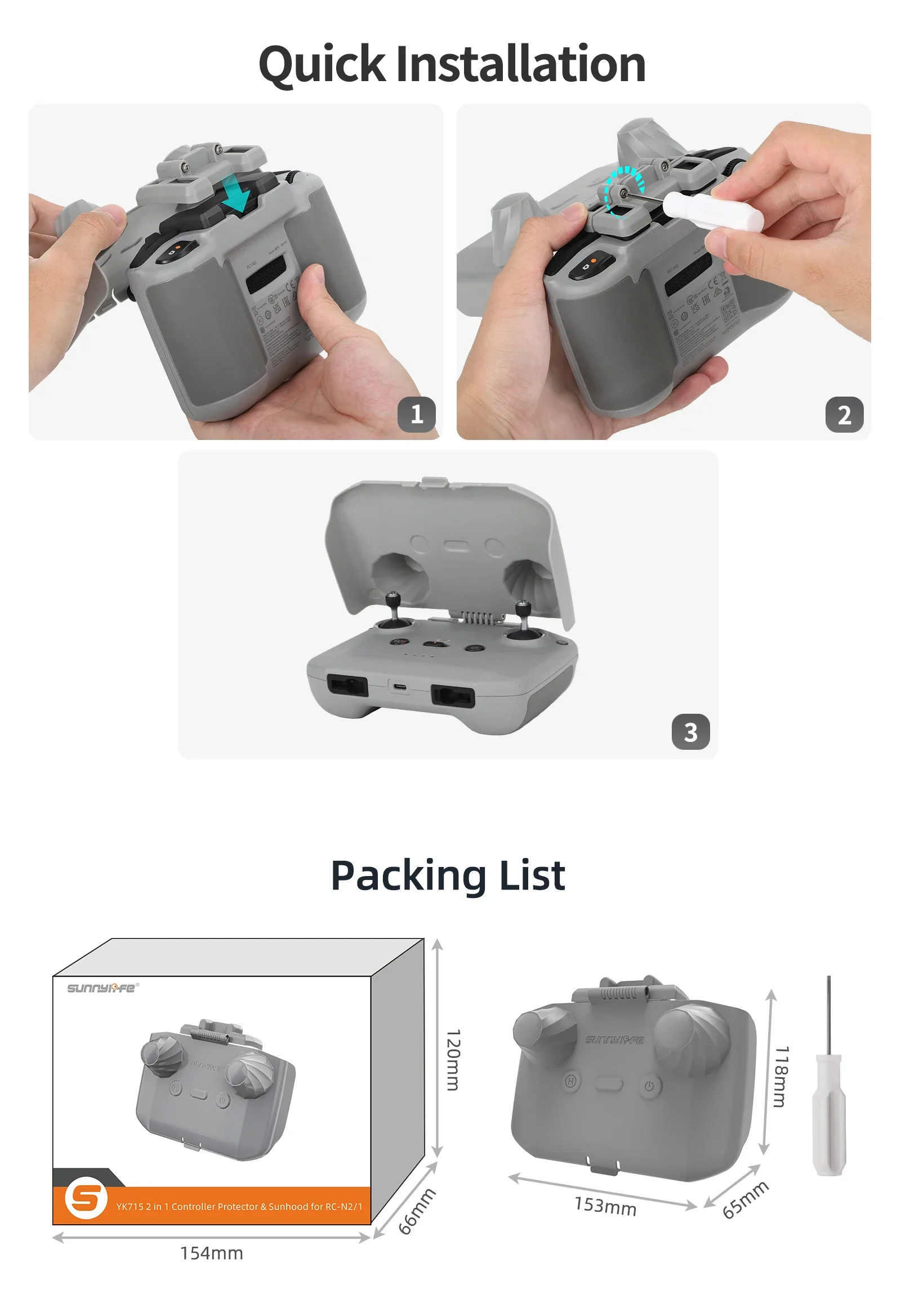2 in 1 Controller Protector Su - مراجعة Drone Rc Controller Cover وسعره