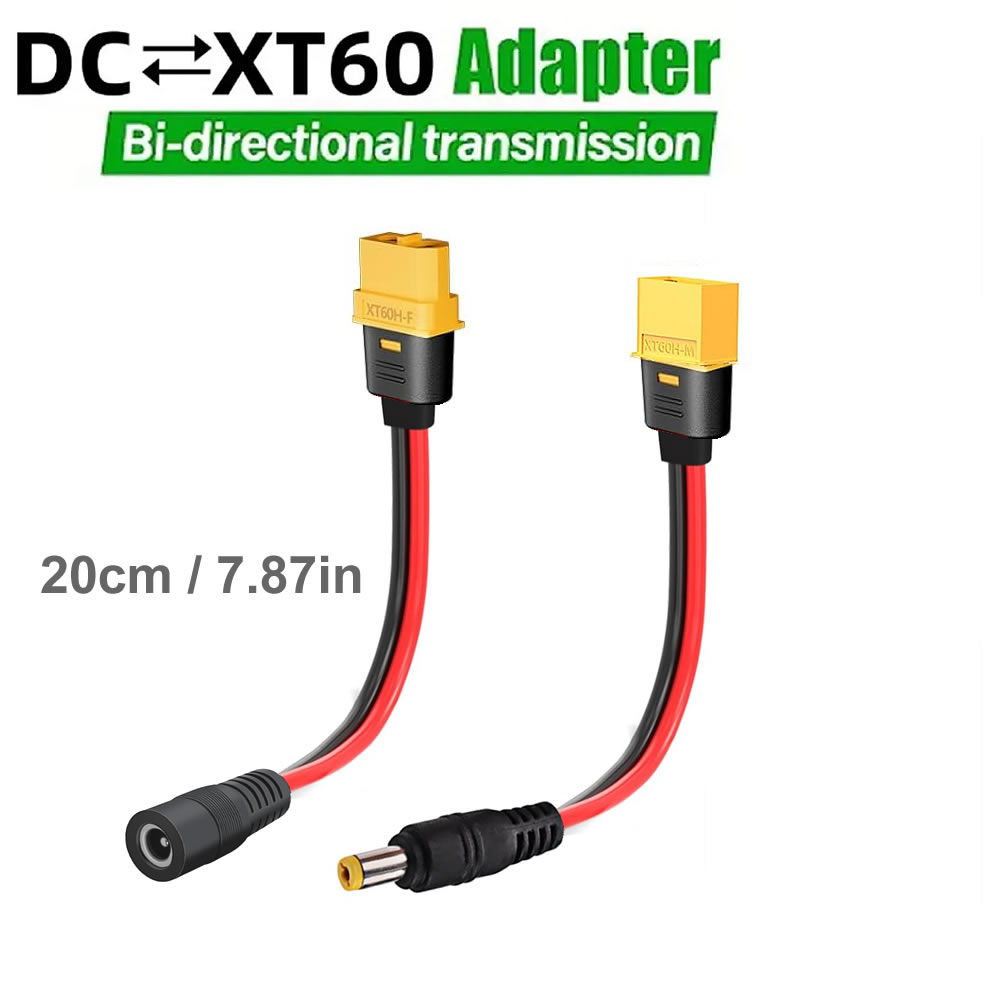 XT60 Plug Female Male To DC 5. - مراجعة Drone Rc Car Hybrid وسعره