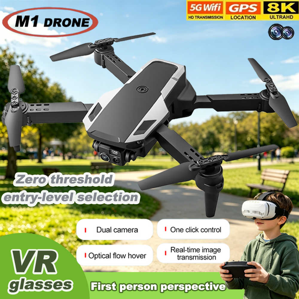 Foldable M1 VR Mini Drone RC Q - مراجعة Drone Rc Foldable وسعره
