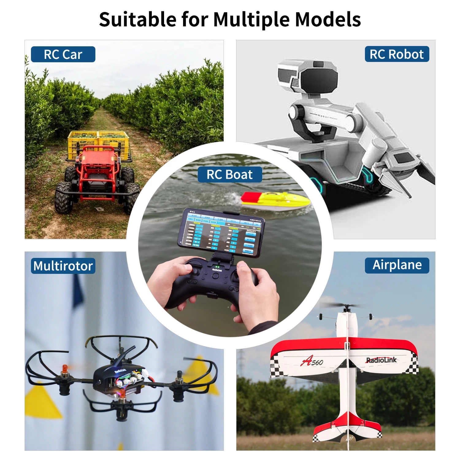 Radiolink T8S 2.4G 8 Channel R - مراجعة Drone Rc Game وسعره