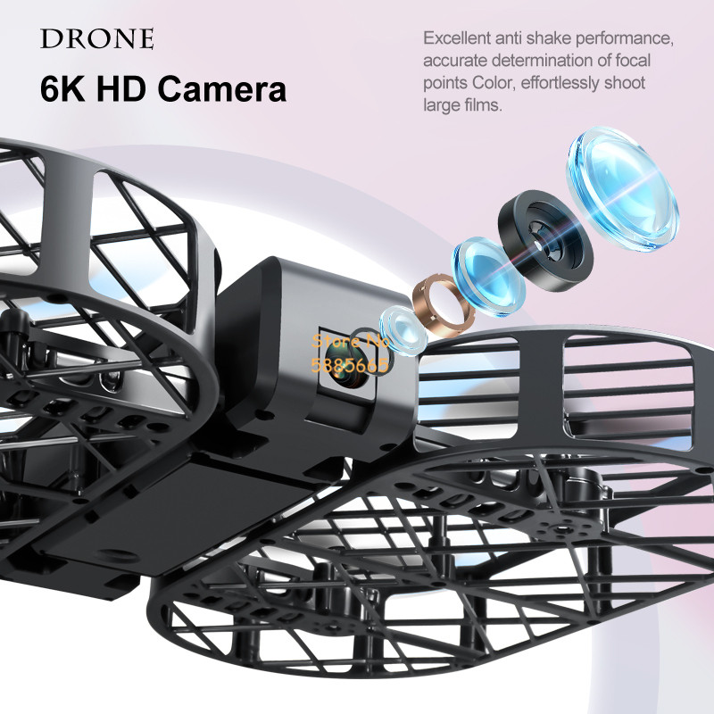 8K HD Camera 360° Protection O - مراجعة Drone Rc Foldable وسعره