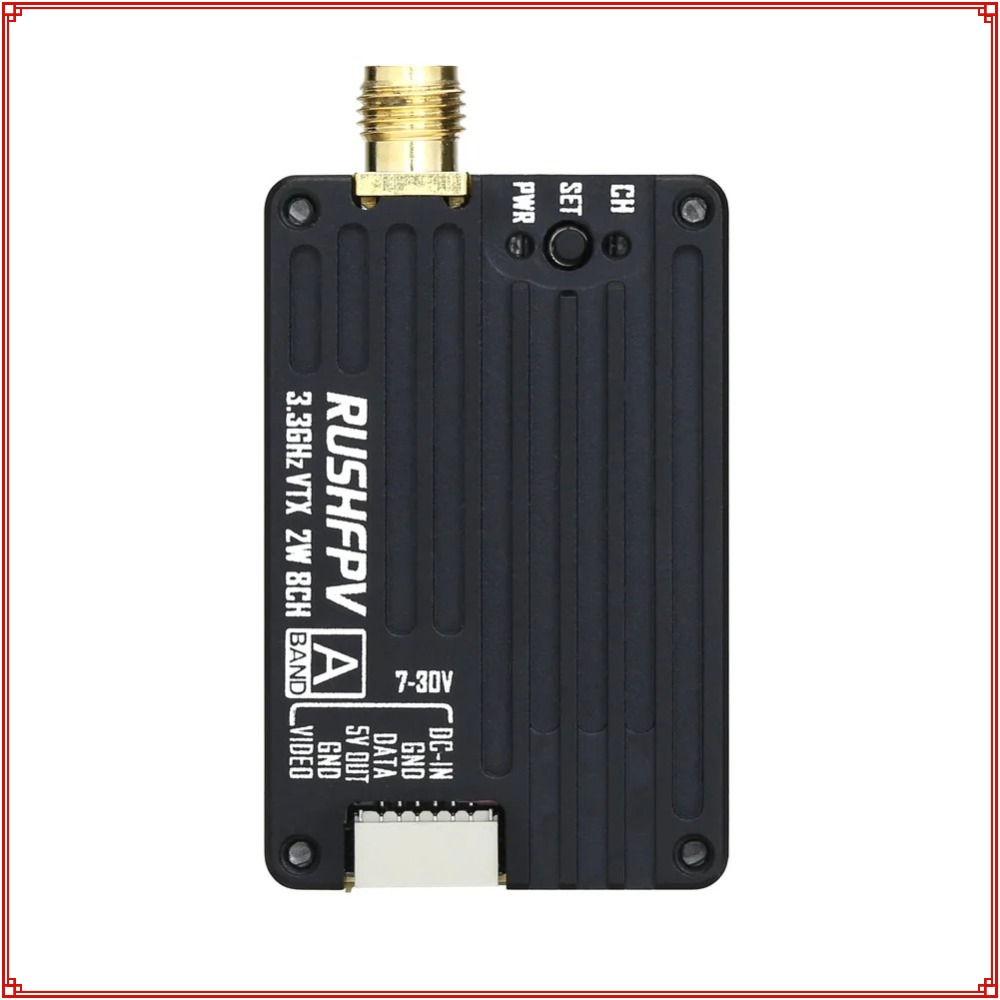 2026 New RUSHFPV 3.3G 2W VTX T - مراجعة Rc Transmitter وسعره