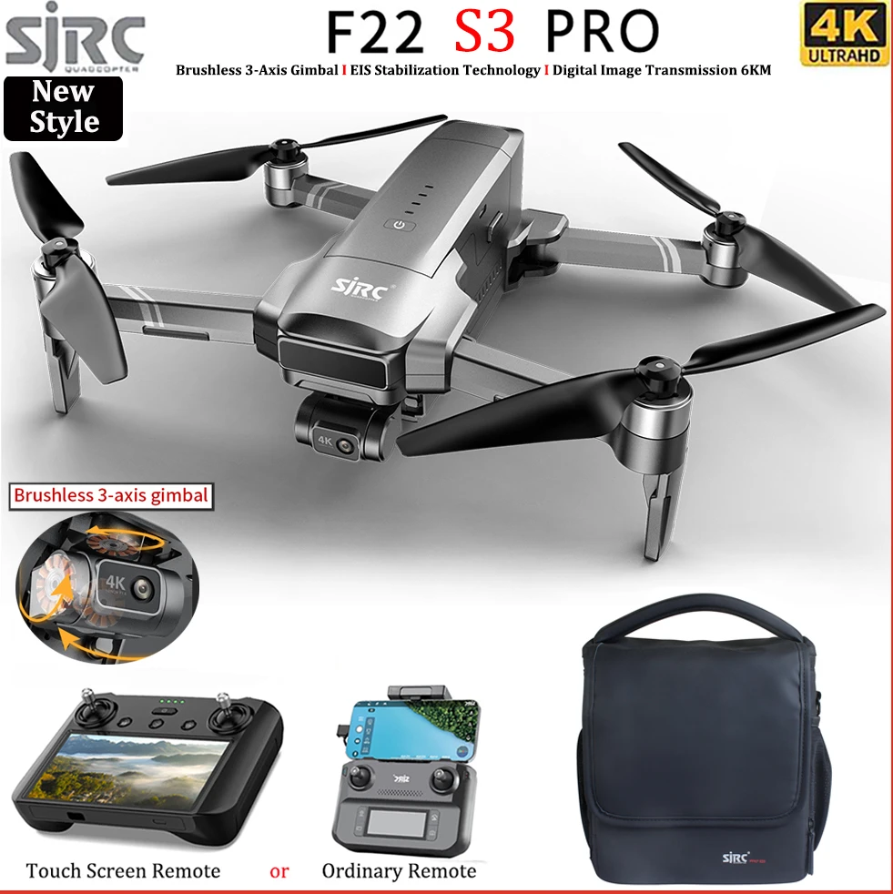SJRC F22 S3 PRO Drone 4K HD Ca - مراجعة Drone F22 Rc وسعره