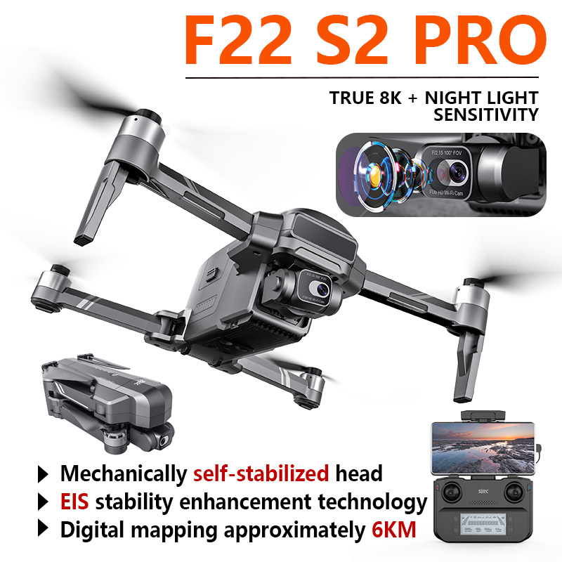 F22 S2 PRO Profesional HD Came - مراجعة Drone F22 Rc وسعره