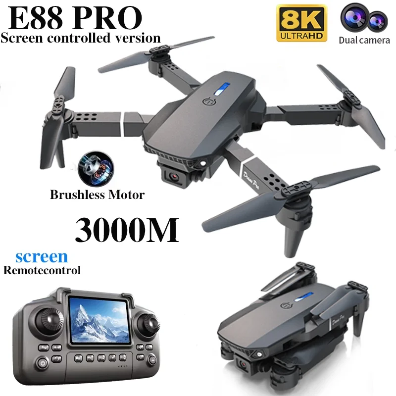 Professional E88 PRO Drone wit - مراجعة Drone E88 Rc Quadcopter وسعره