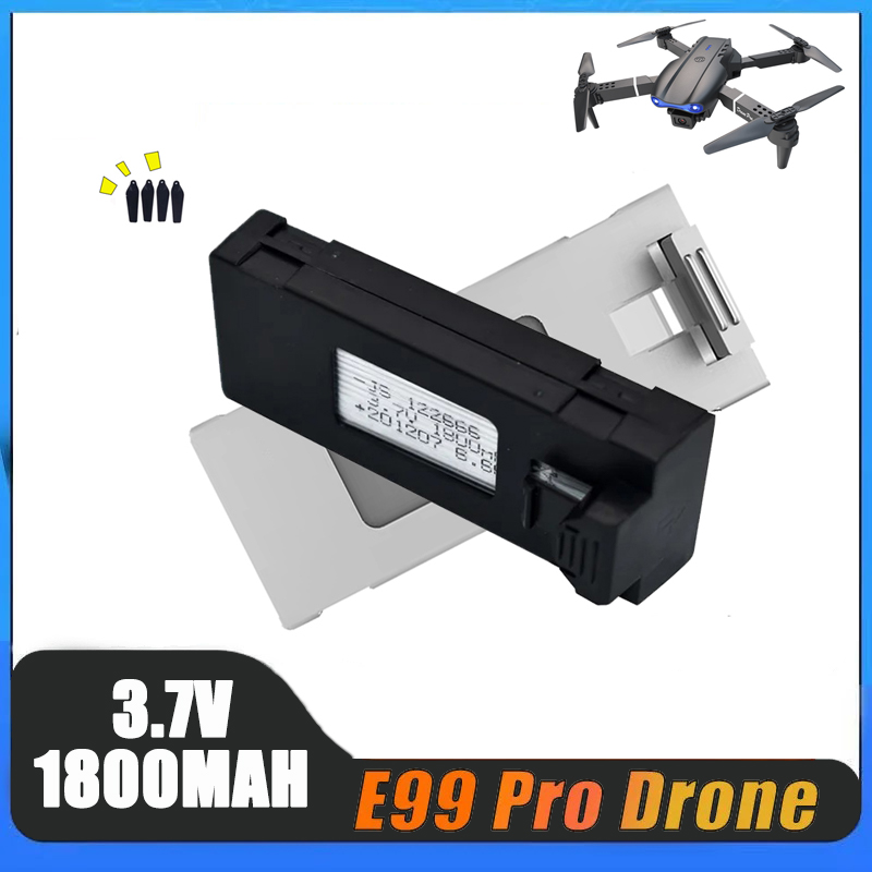 1-10pcs E99 Pro Drone Battery  - مراجعة Drone Rc E99 Pro وسعره