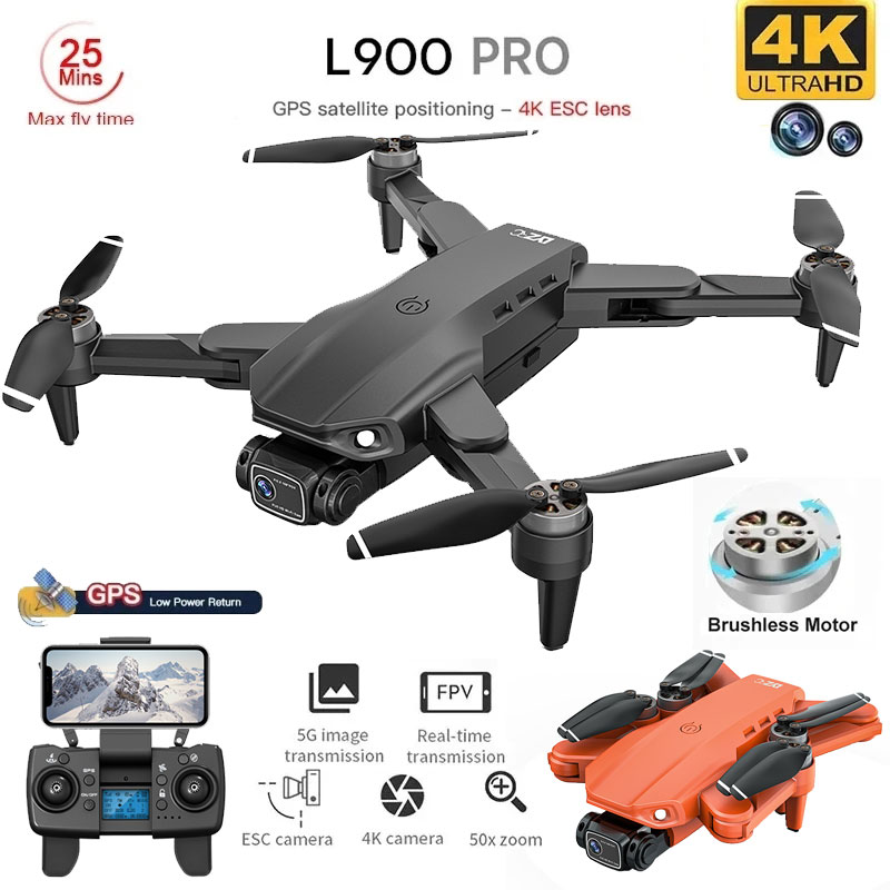 L900 Pro GPS Drone 4K Professi - مراجعة Drone Rc Foldable وسعره