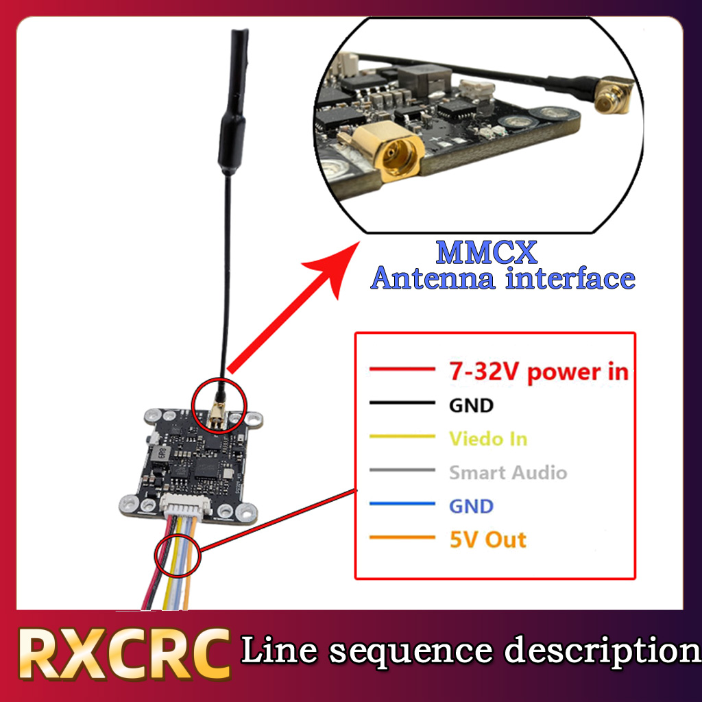 RXCRC 5.8G Module 48CH 1.6W VT - مراجعة Drone Rc1 وسعره