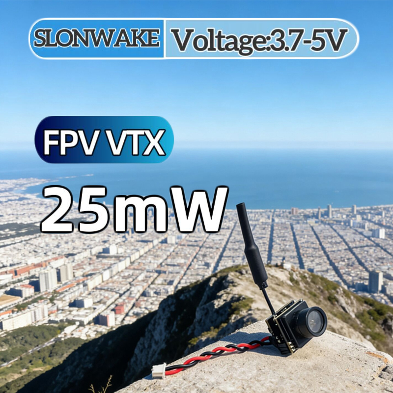 SLONWAKE FPV 25mW power simula - مراجعة Drone Rc1 وسعره