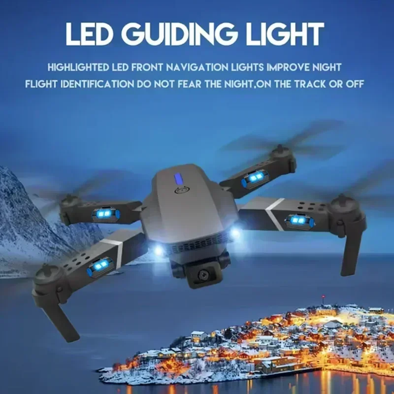 E88 Pro WIFI FPV Drone Wide An - مراجعة Drone E88 Rc Quadcopter وسعره