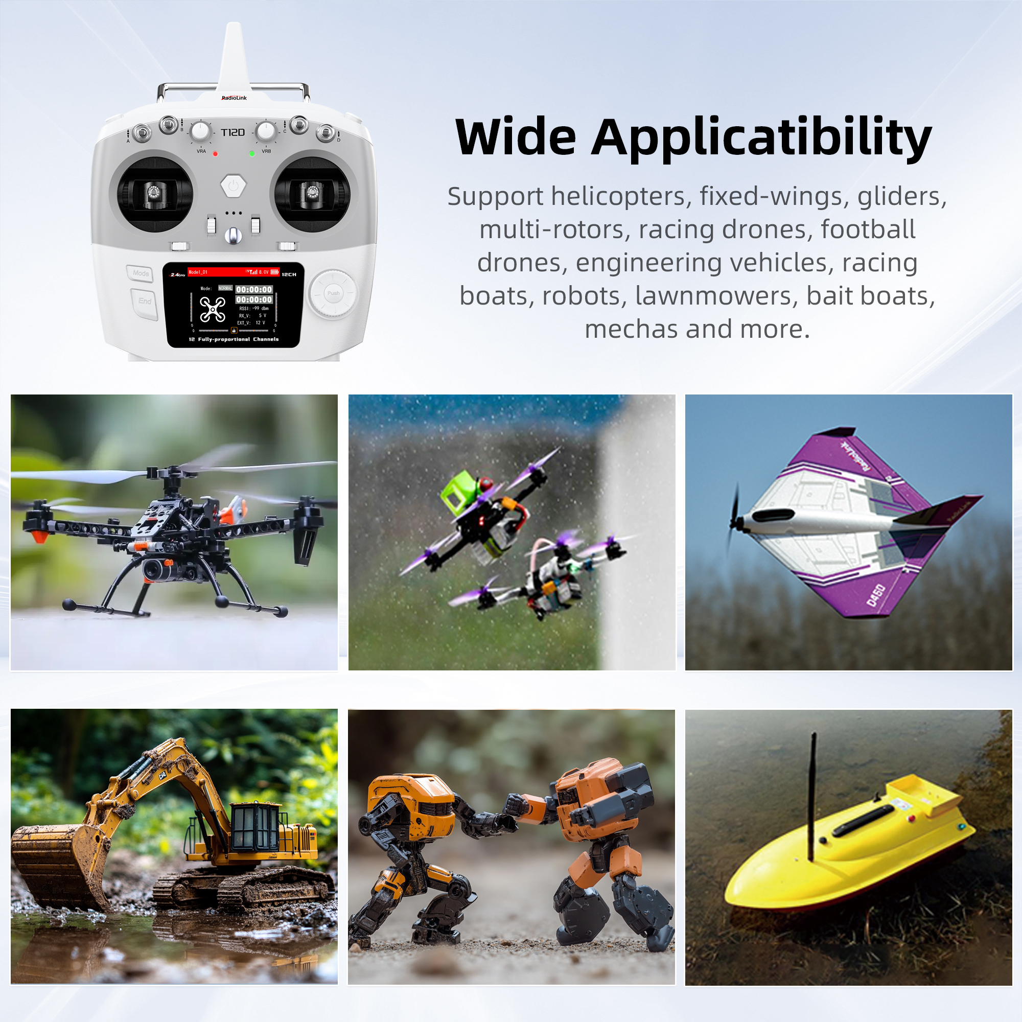 Radiolink T12D ELRS 12 Channel - مراجعة Drone Tech Rc وسعره
