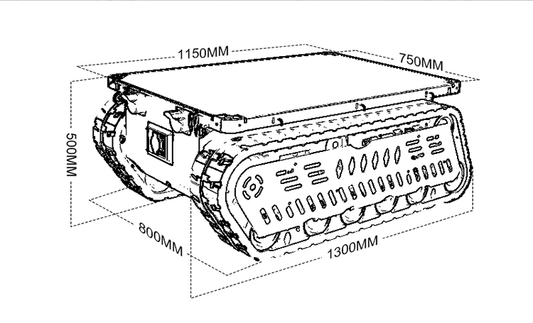 300 600kg Load RC Tank Crawler - مراجعة Brushless Motor وسعره