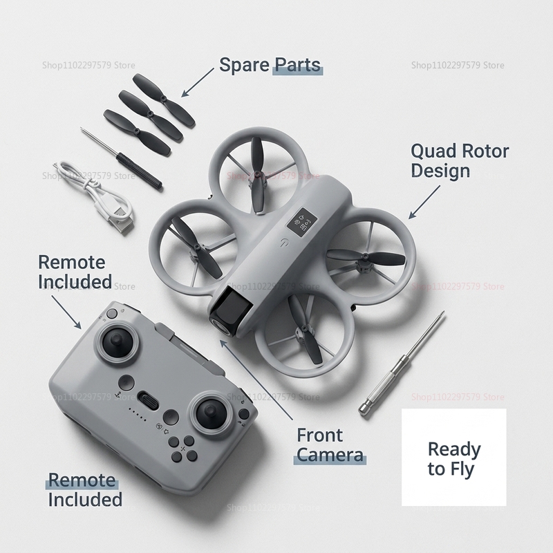 Mini Drone with 8K HD Camera F - مراجعة Drone Rc Foldable وسعره