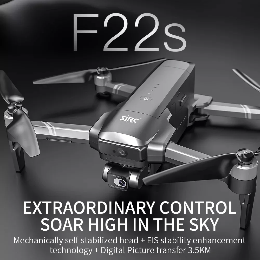 IN Stock SJRC F22 / F22S 4K Pr - مراجعة Drone F22 Rc وسعره