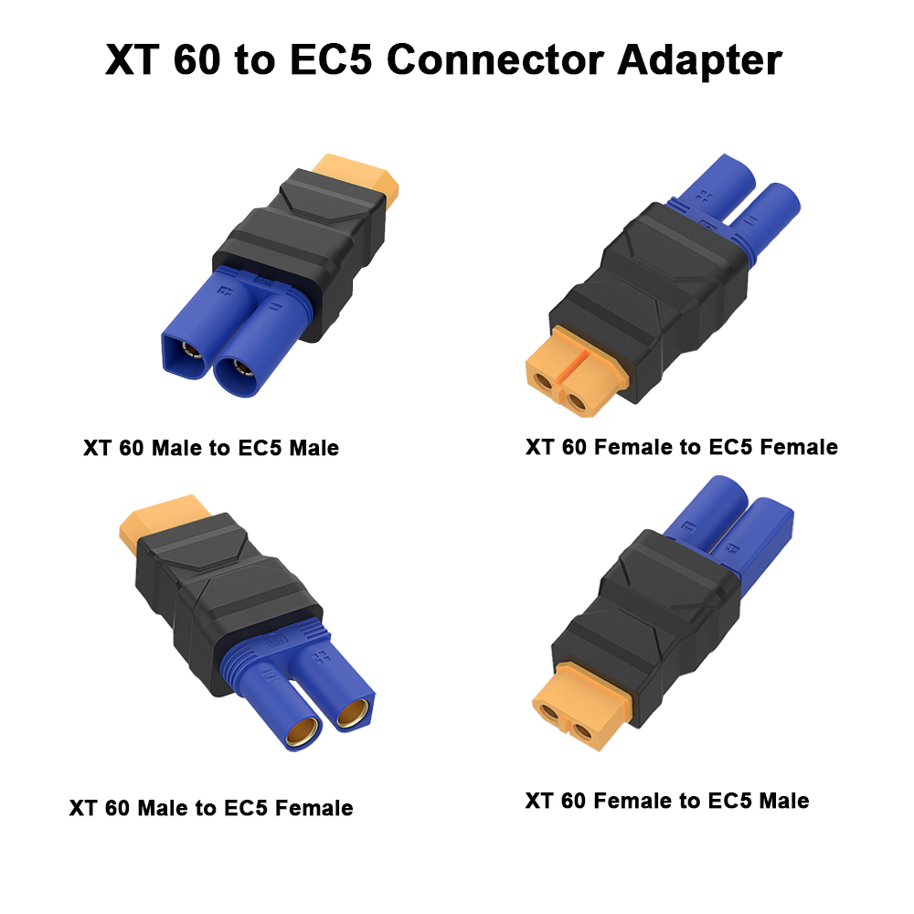 XT60 Connector EC5,XT60 to EC5 - مراجعة Drone Rc Car Hybrid وسعره