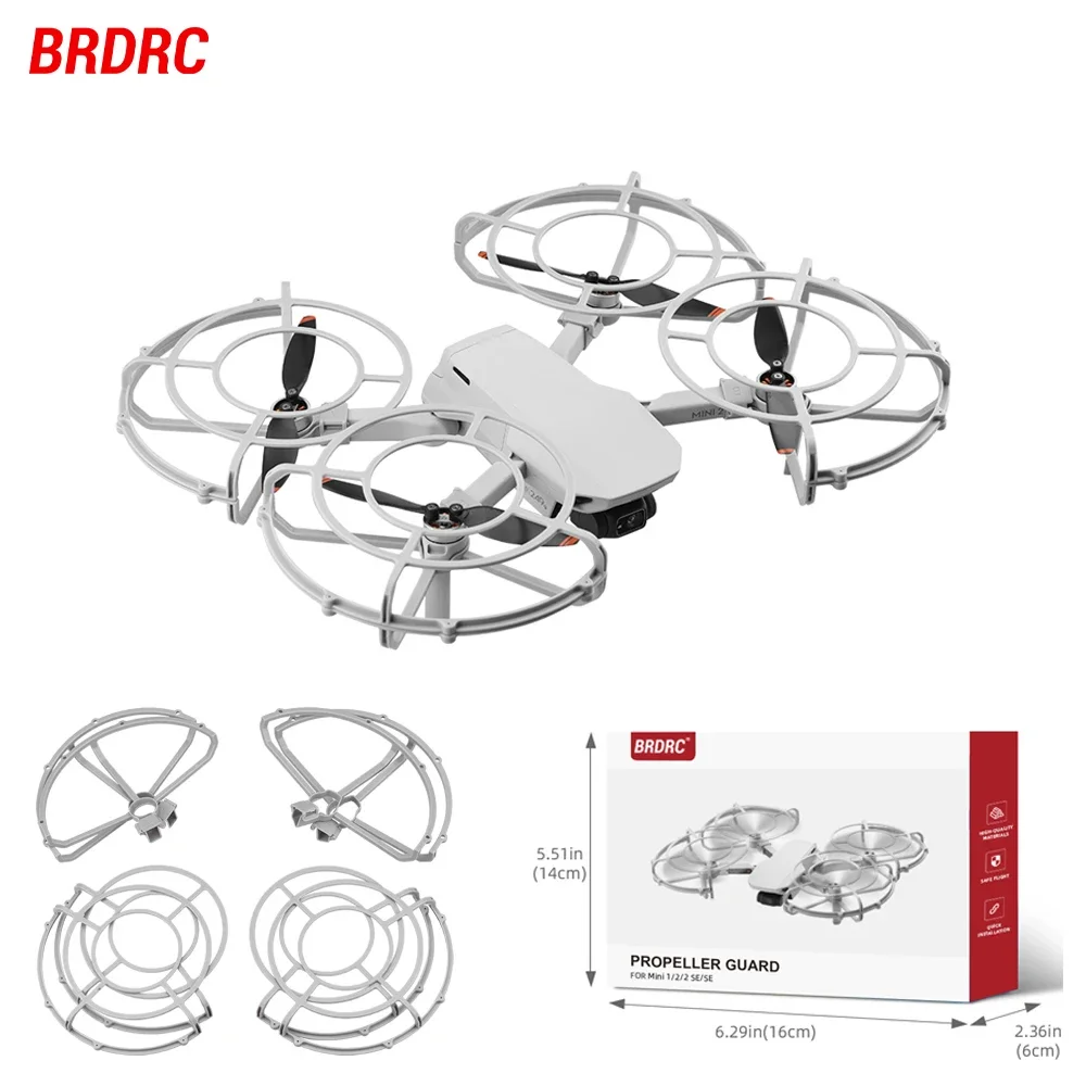 BRDRC Propeller Guard for DJI  - مراجعة Drone Propeller Guards وسعره