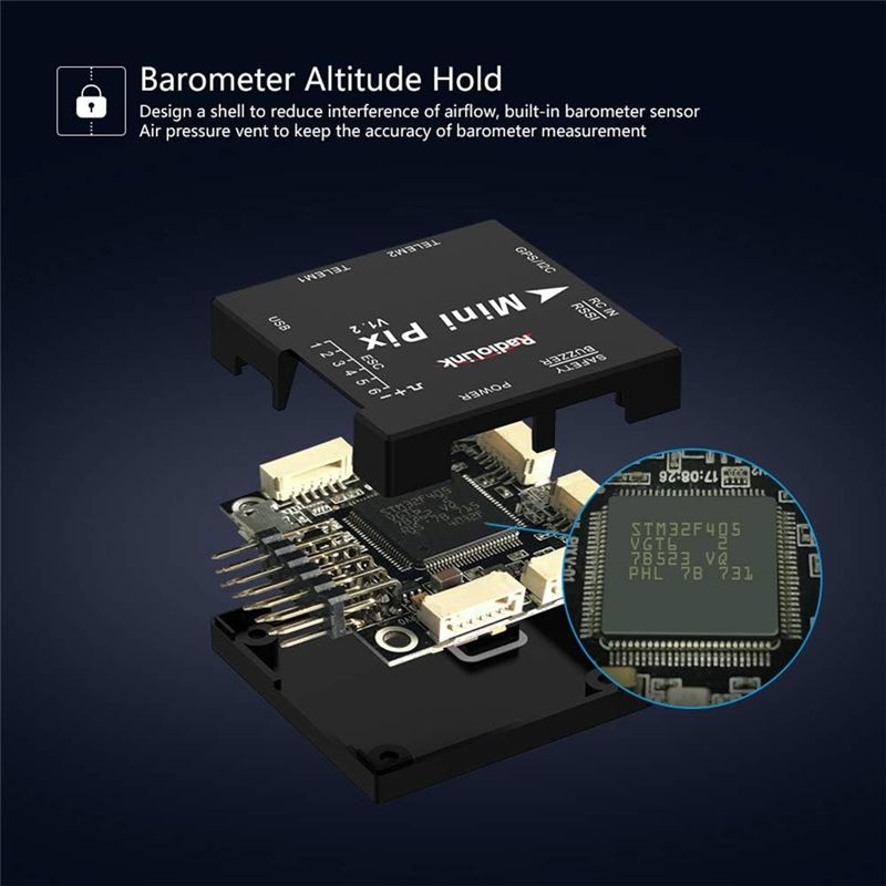 A49K-Radiolink Mini PIX Flight - مراجعة Drone Rc Flight Controller وسعره