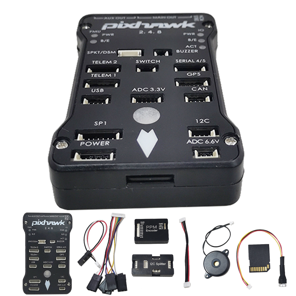 Pixhawk PX4 PIX 2.4.8 32 Bit F - مراجعة Drone Rc Flight Controller وسعره