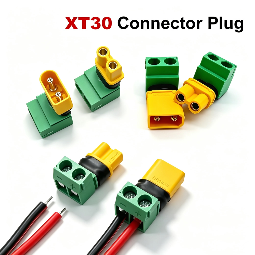 Solderless XT30 Connector Plug - مراجعة Drone Rc Car Hybrid وسعره