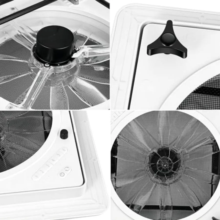 RV/Camper/Trailer roof vent fa - مراجعة Brushless Motor وسعره