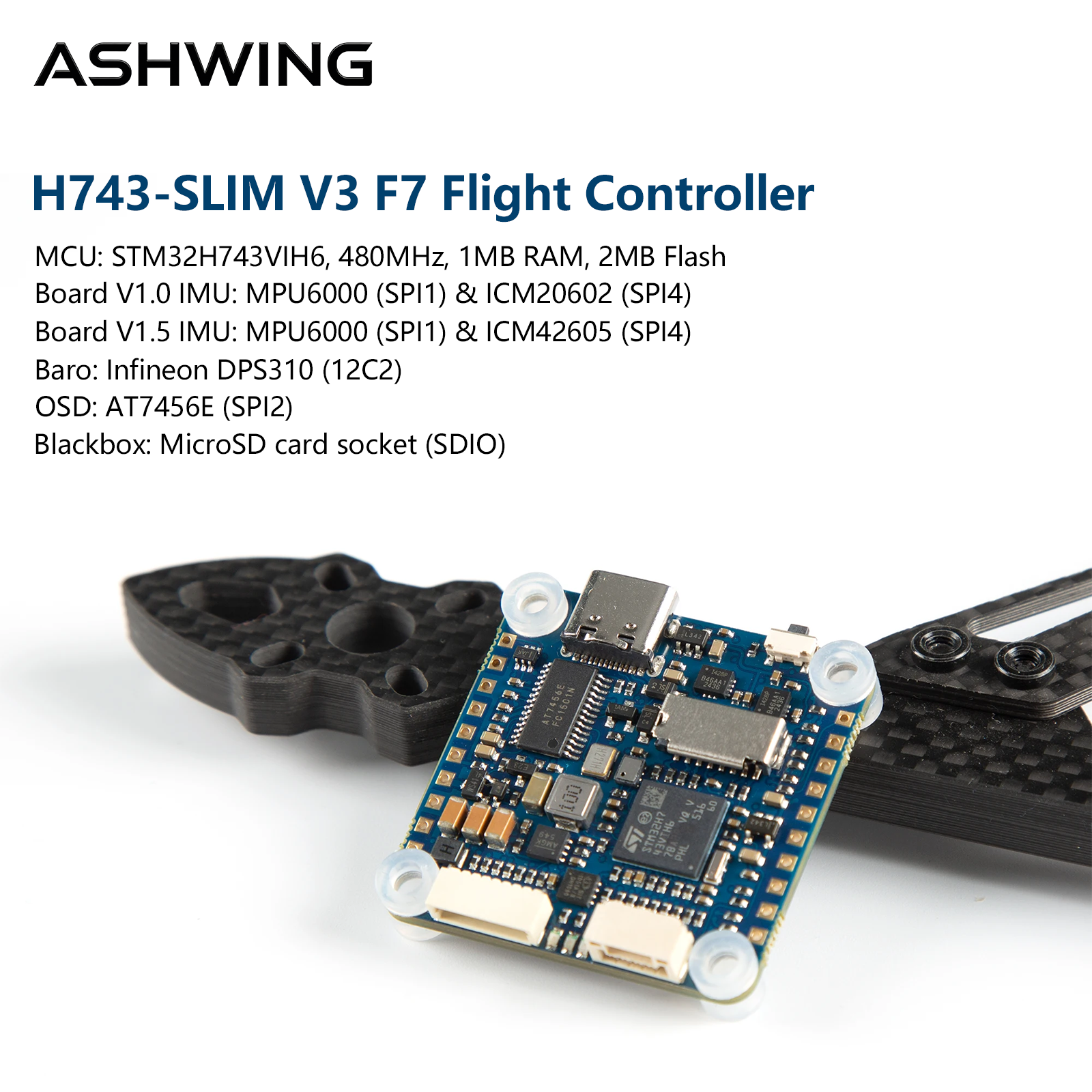 H743-SLIM V3 Flight Controller - مراجعة Drone Rc Flight Controller وسعره
