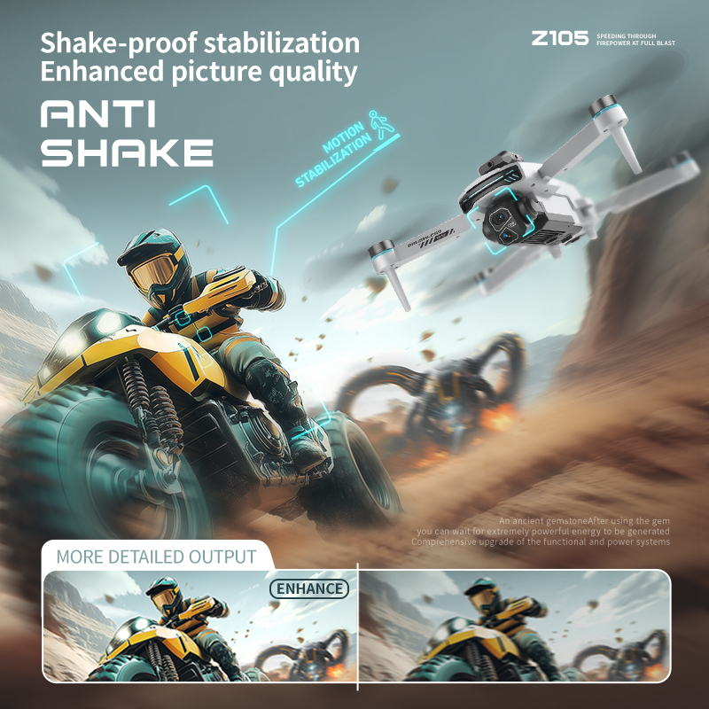 New Z105 RC Drone 8K Professio - مراجعة Drone Without Rc وسعره