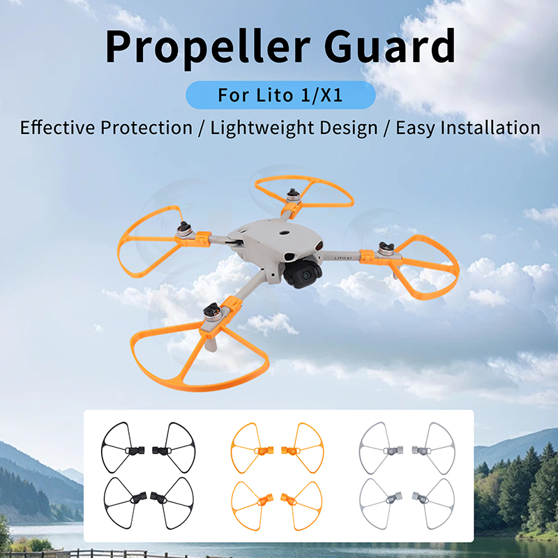 For DJI Lito1/X1 Drone Anti-co - مراجعة Drone Propeller Guards وسعره