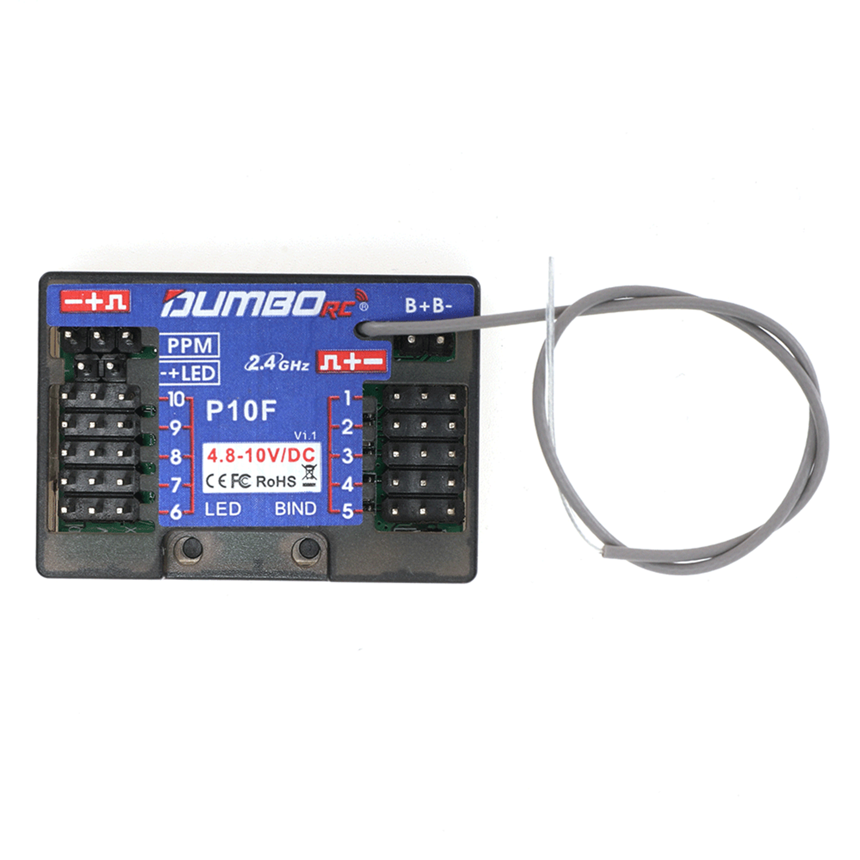 DUMBORC P10F P10FG 10CH 2.4GHz - مراجعة Rc Transmitter وسعره