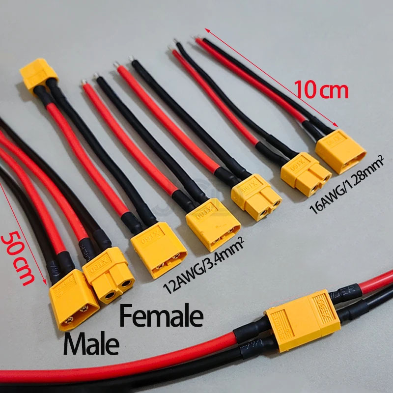 1PCS XT60 Male Female Connecto - مراجعة Drone Rc Car Hybrid وسعره