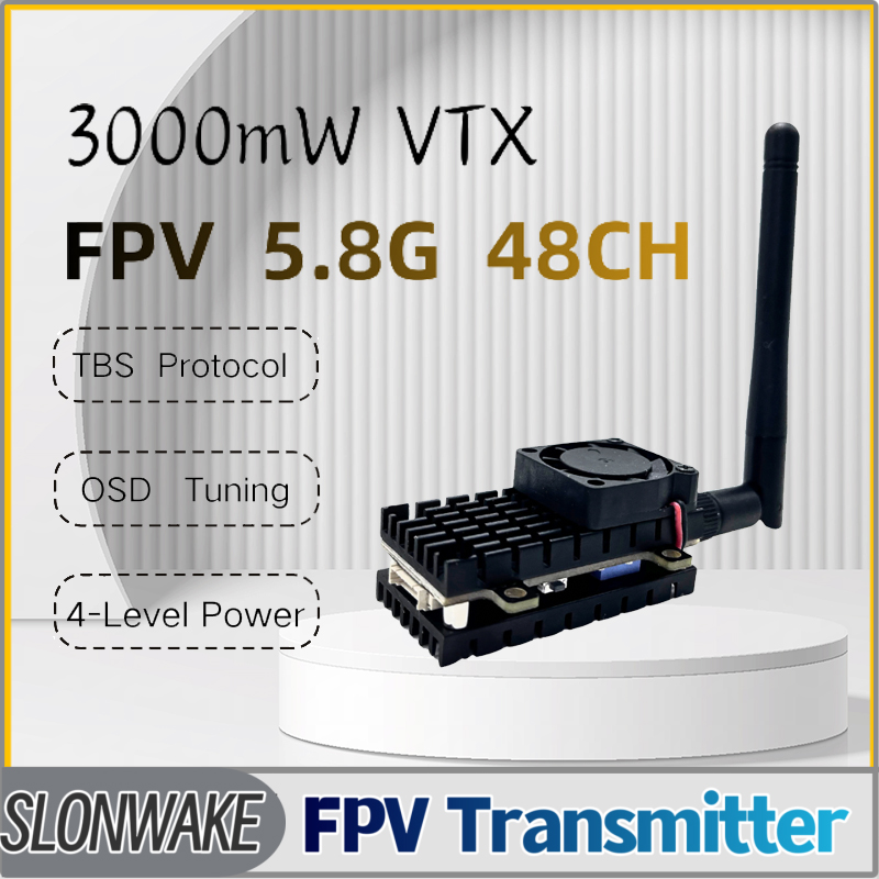 SLONWAKE 5.8G 3000mW Simulatio - مراجعة Drone Rc1 وسعره