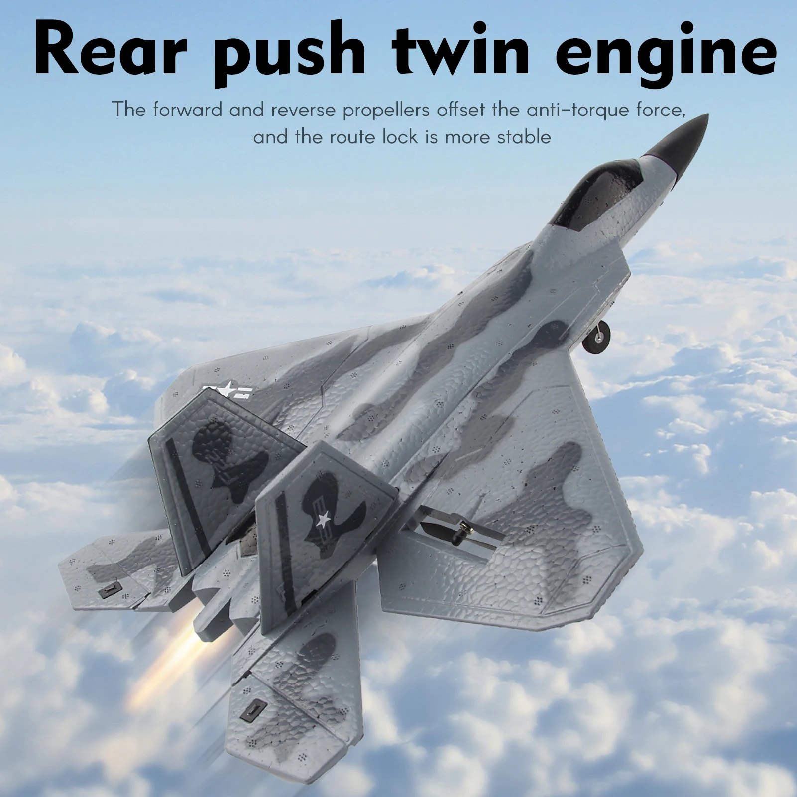Foam RC Aircraft F22 Fighter R - مراجعة Drone F22 Rc وسعره