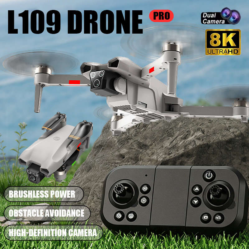 NEW Hot L017 Pro Drone Brushle - مراجعة Drone Rc Foldable وسعره