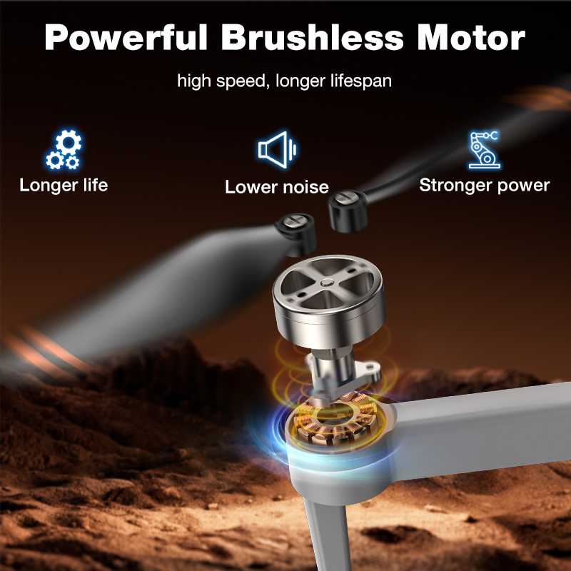 NEW Hot L017 Pro Drone Brushle - مراجعة Drone Rc Foldable وسعره