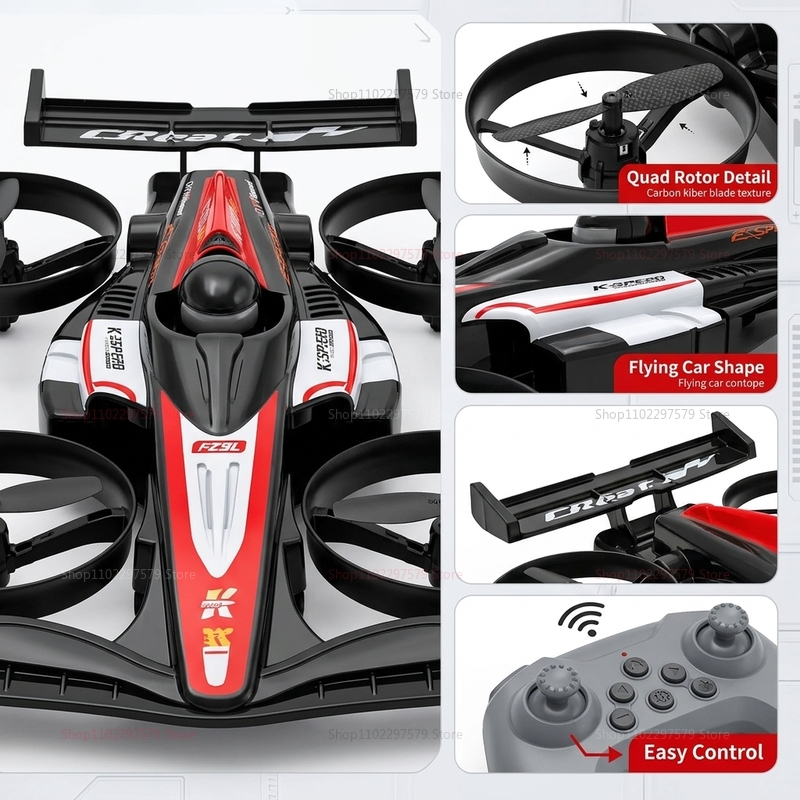Mini RC Flying Car Transformab - مراجعة Drone Without Rc وسعره