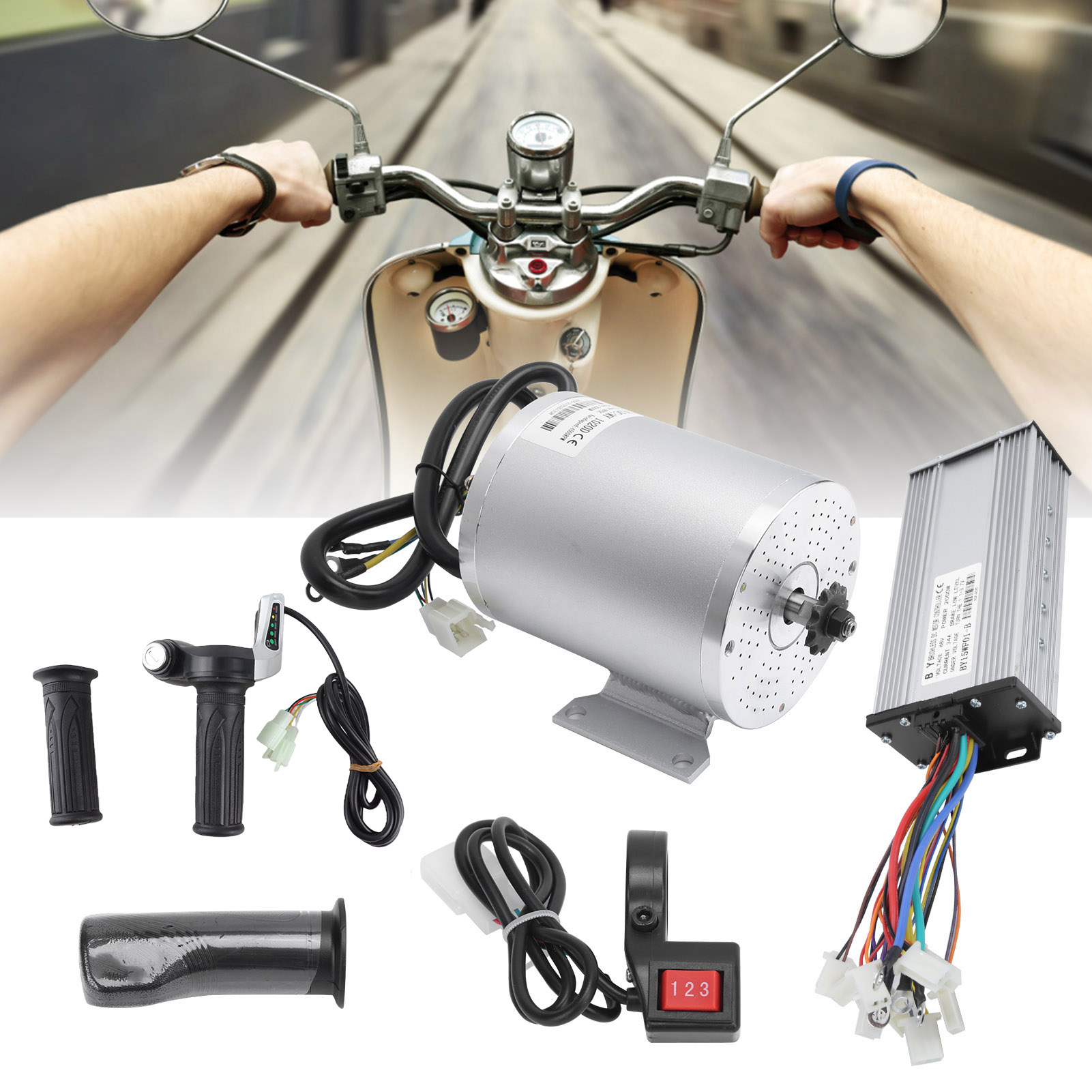 48V 2000W Brushless Motor Cont - مراجعة Brushless Motor وسعره