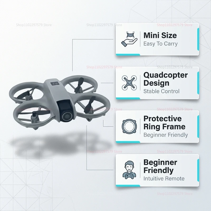 Mini Drone with 8K HD Camera F - مراجعة Drone Rc Foldable وسعره
