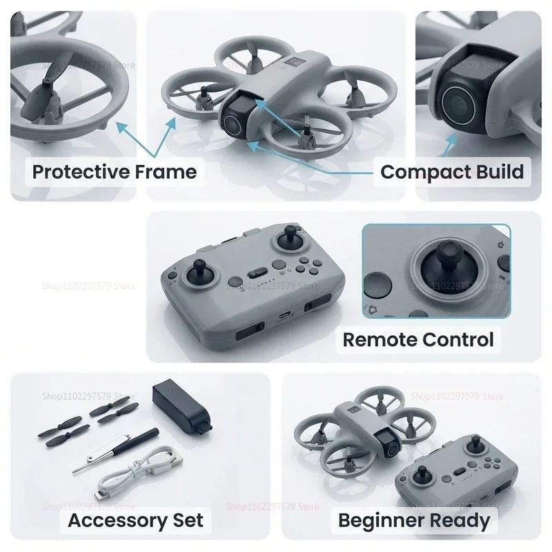 Mini Drone with 8K HD Camera F - مراجعة Drone Rc Foldable وسعره