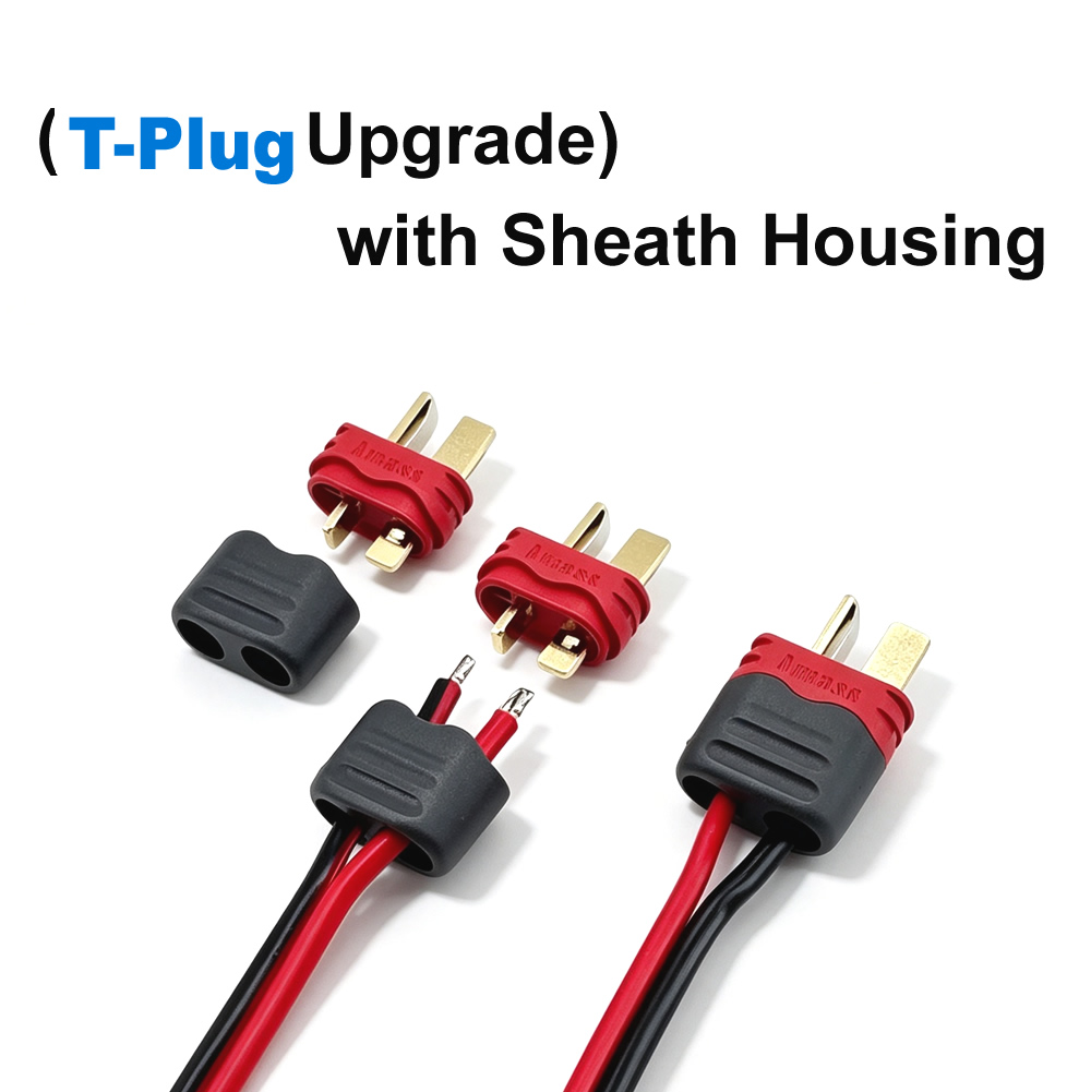 T Plug T Connector with Sheath - مراجعة Drone Rc Car Hybrid وسعره