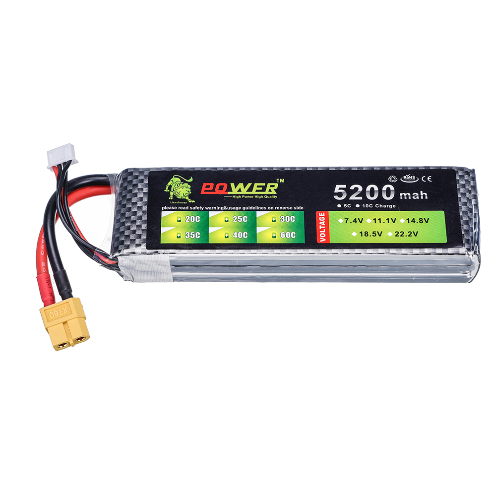 3S 5200mah 11.1V  60C Lipo Bat - مراجعة Drone Zll Rc وسعره