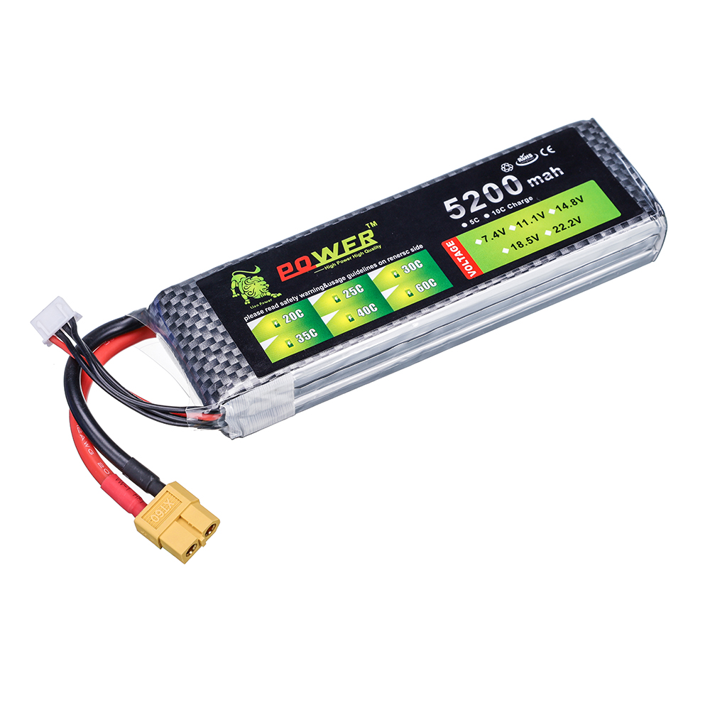 3S 5200mah 11.1V  60C Lipo Bat - مراجعة Drone Zll Rc وسعره