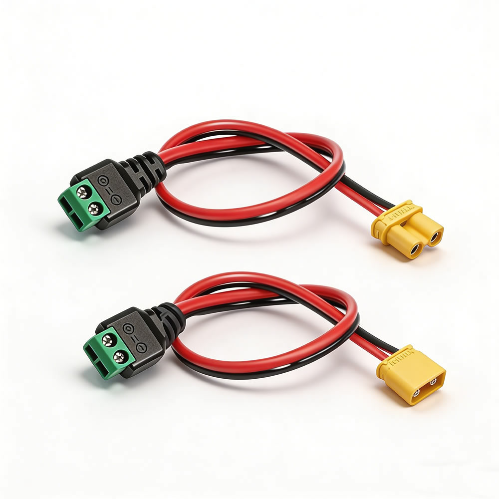 XT30 to 2 Pin Solderless Termi - مراجعة Drone Rc Car Hybrid وسعره